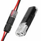 Dubbeladerige Push-In-Connector met Vergrendelingsclip