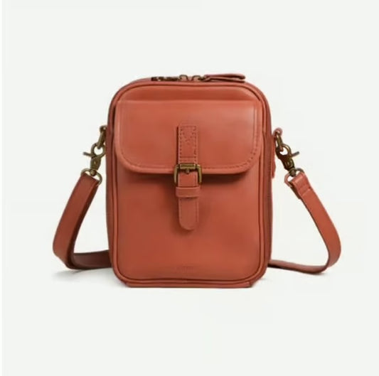 Vintage Crossbody Leren Tas