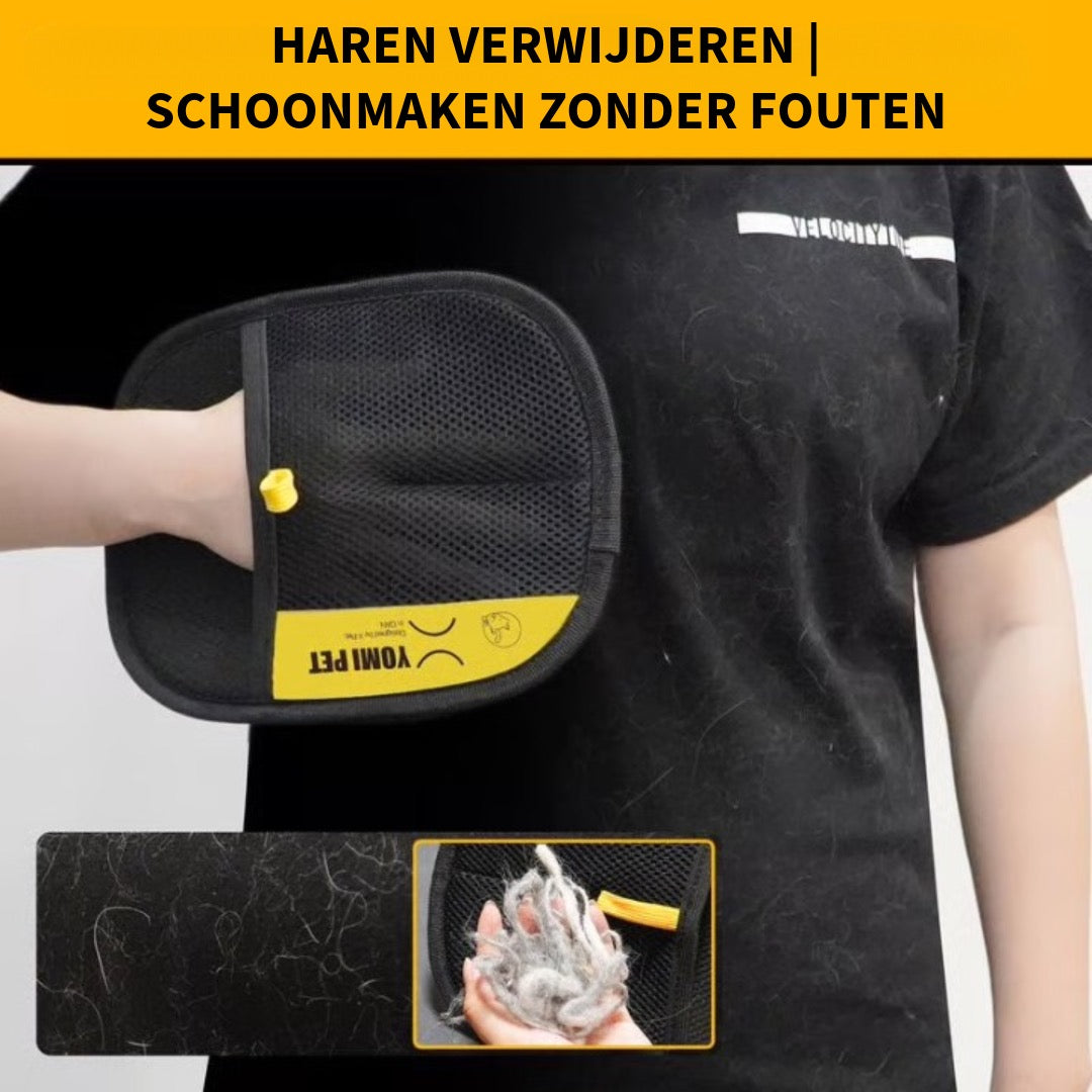 Elektrostatische Harenverwijder Handschoen