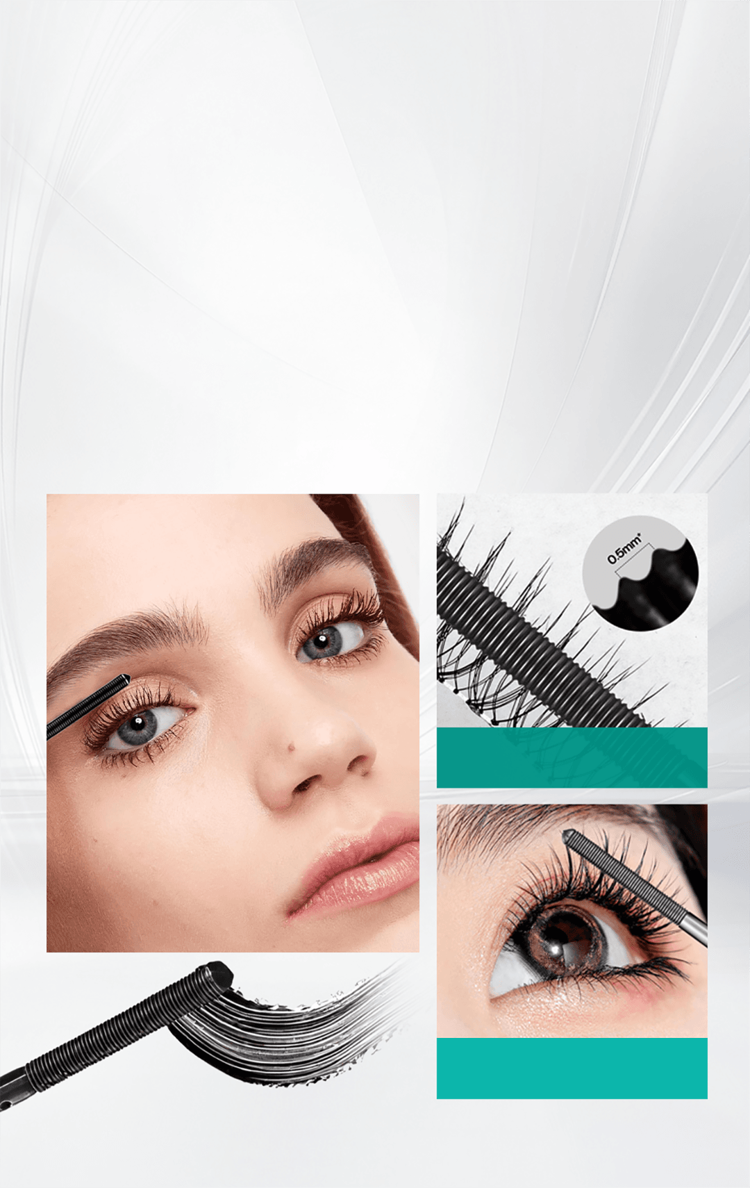 Lange, Volle Wimpers Mascara