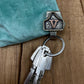 Vintage Letter Sleutelhanger