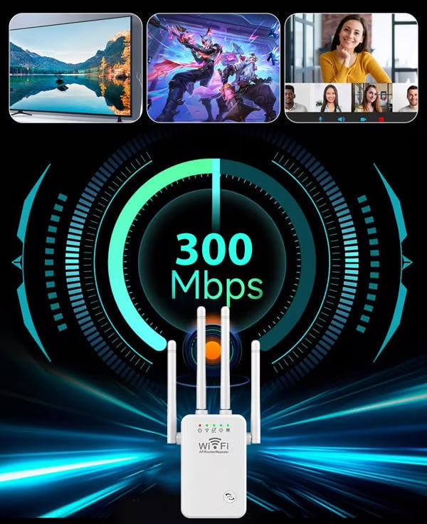 Compacte & Krachtige Wifi Versterker