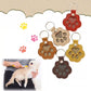 Leren Dierenpoot Sleutelhanger