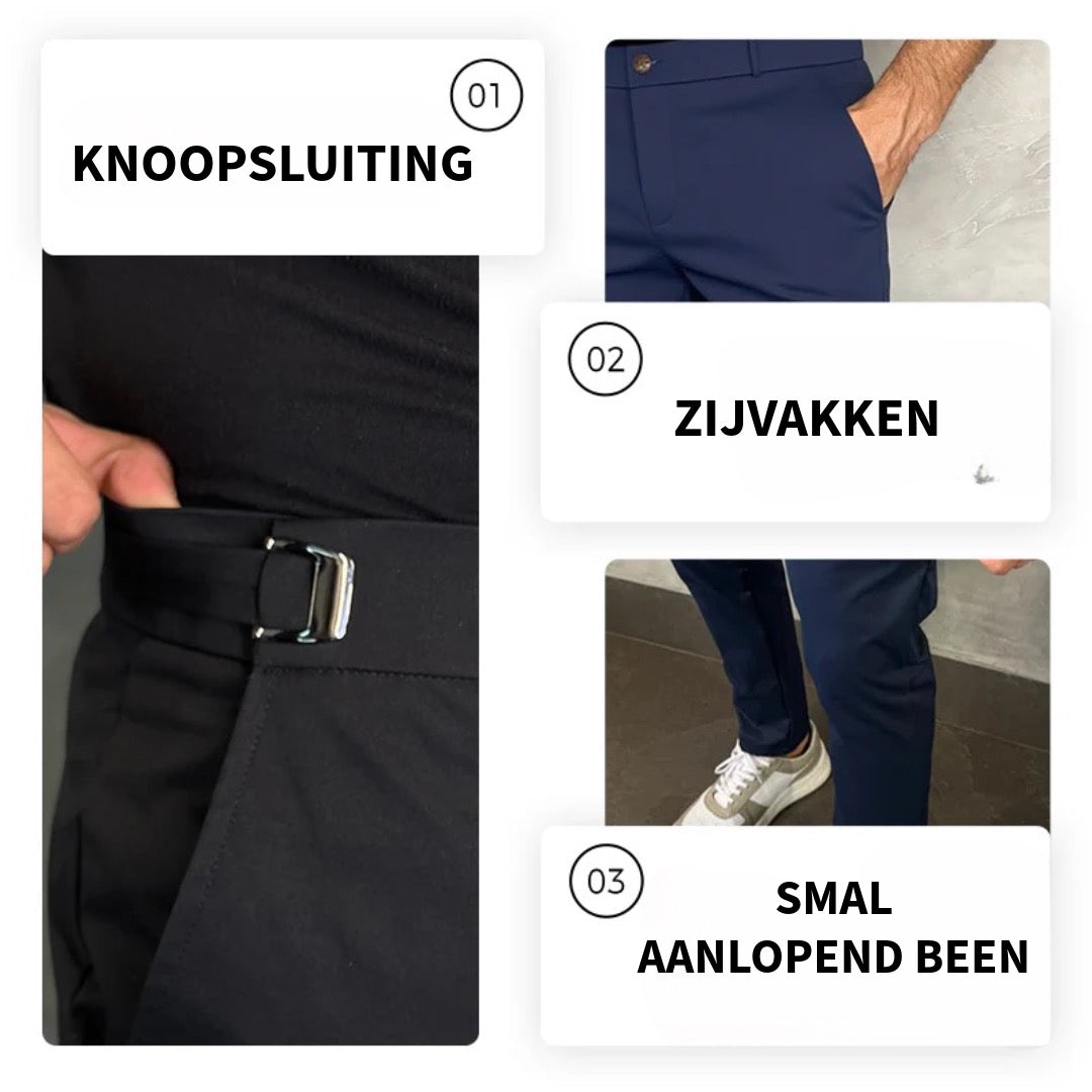 Slimfit Stretchbroek voor Heren