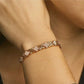 Koperen Bloem Armband