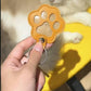 Leren Dierenpoot Sleutelhanger
