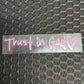 Trust in God Achteruitkijkspiegel Sticker