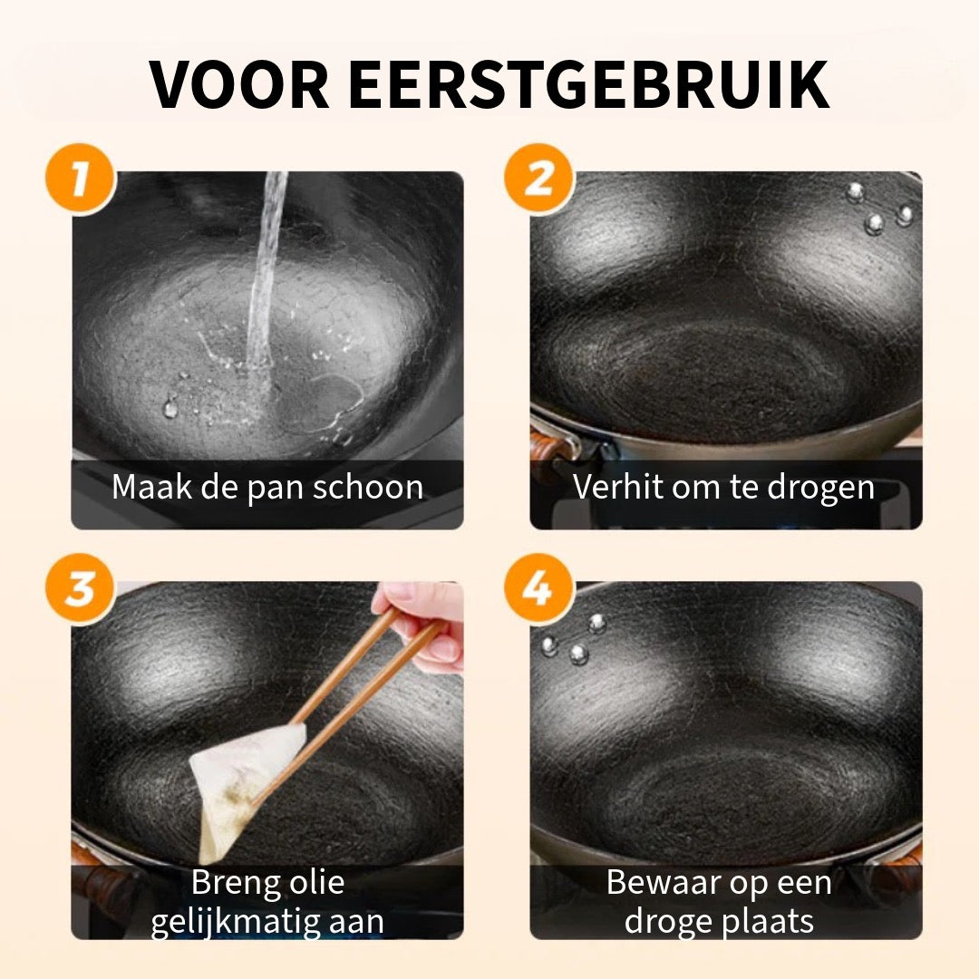 Ongecoate Ijzeren Pan
