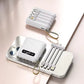 5000mAh Mini Power Bank met Ingebouwde Kabels | + Ingebouwde Zaklamp