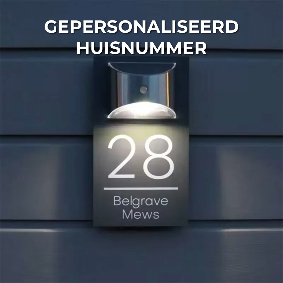 Gepersonaliseerd Huisnummer