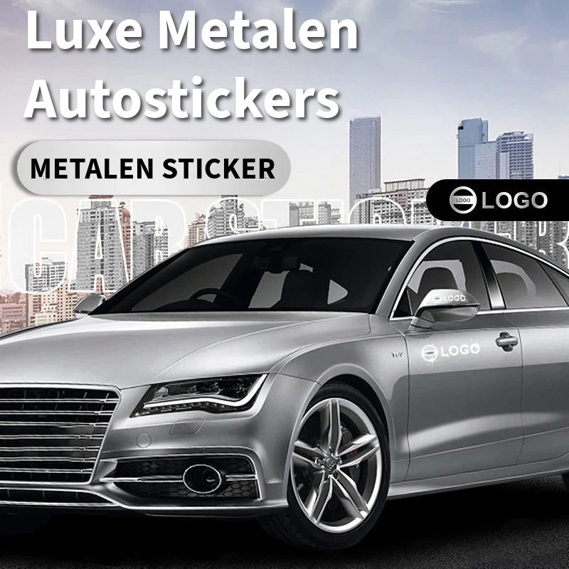 Luxe Metalen Autostickers