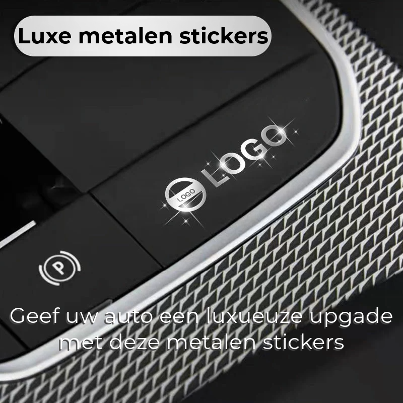 Luxe Metalen Autostickers