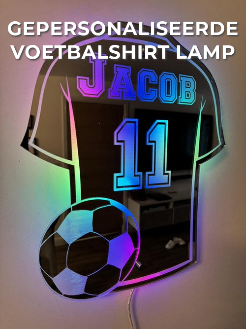 Gepersonaliseerde Voetbalshirt Lamp