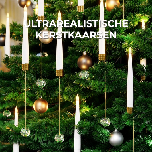 Ultrarealistische Kerstkaarsen