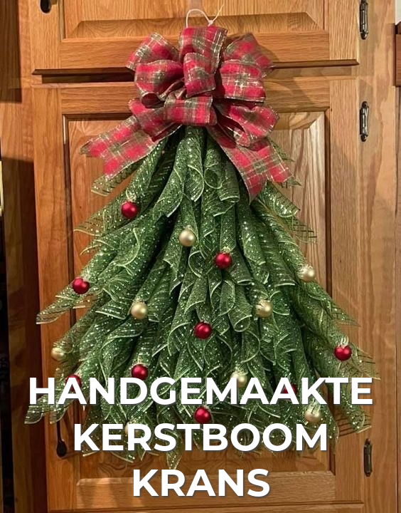 Handgemaakte Kerstboom Krans