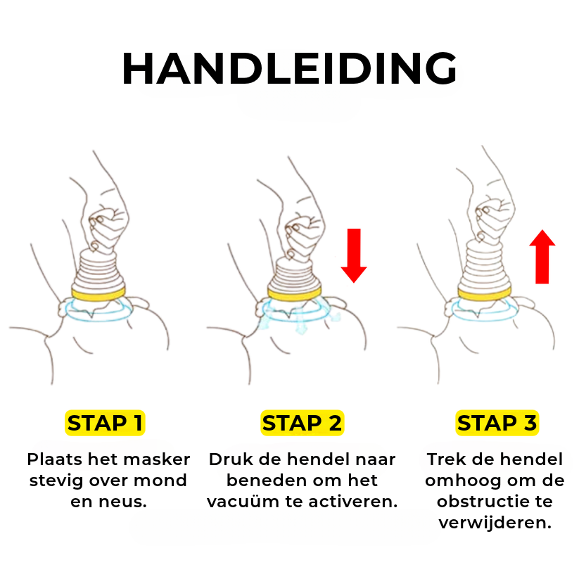 AdemRedder™ Luchtweg Ontstopper