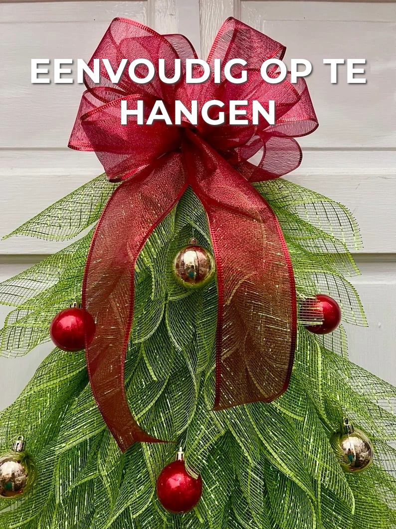 Handgemaakte Kerstboom Krans