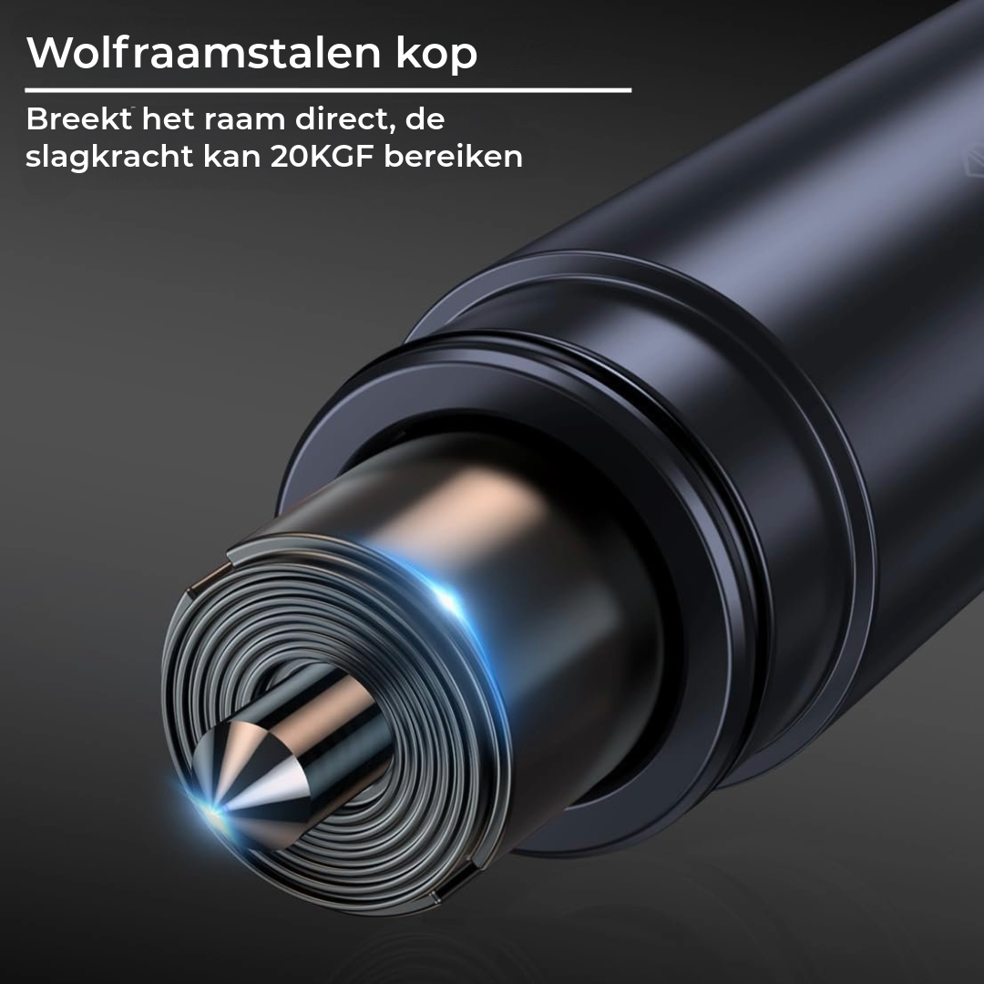 2-In-1 Veilige hamer & glasbreker