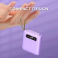 5000mAh Mini Power Bank met Ingebouwde Kabels | + Ingebouwde Zaklamp