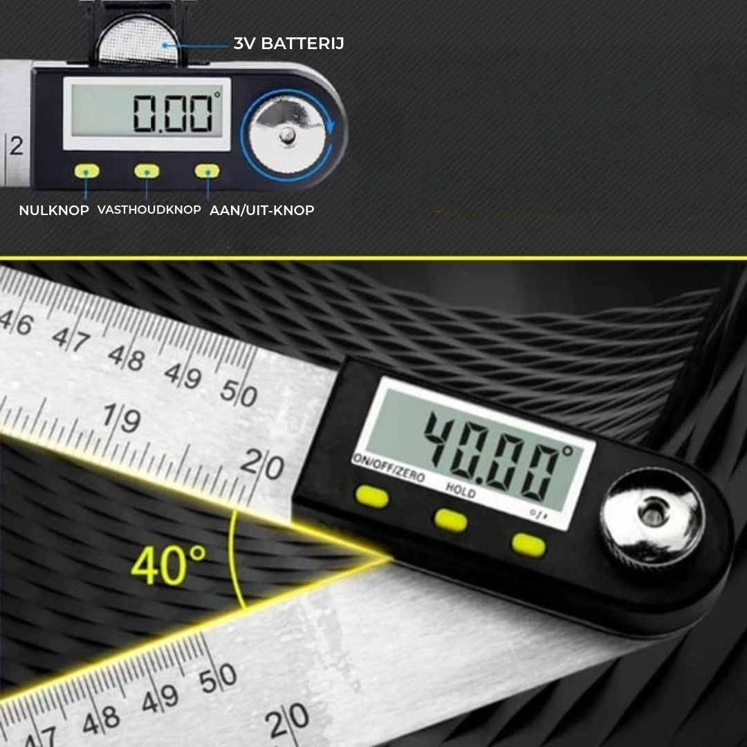 Digitale Hoekmeter – Nauwkeurige Meting met LCD-scherm