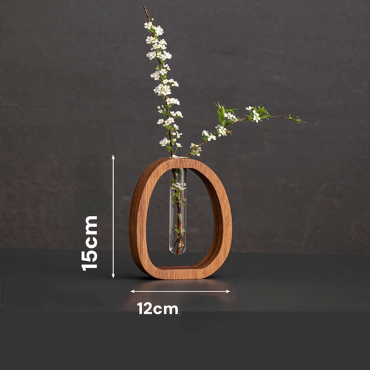 Luxueuze Houten Vaas