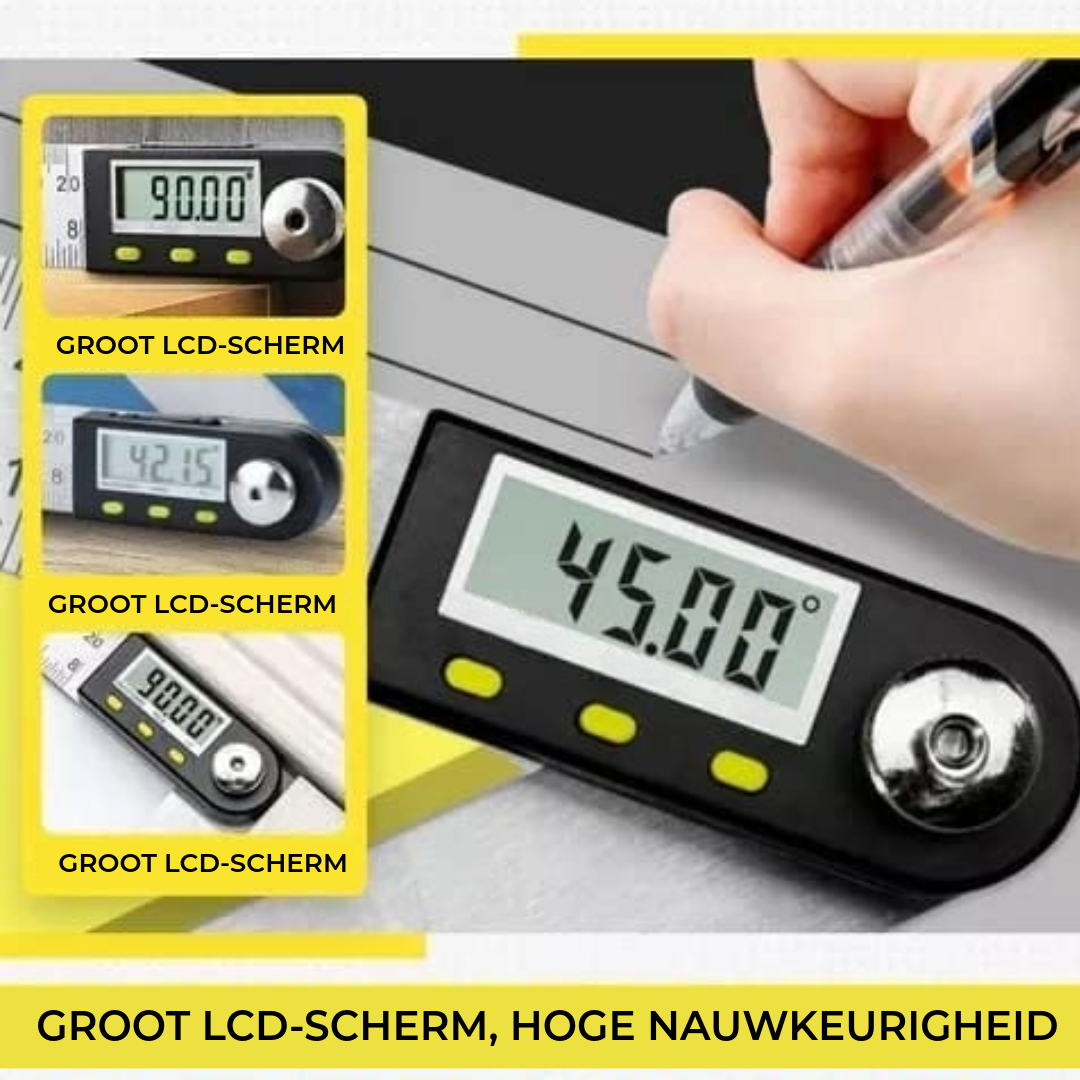 Digitale Hoekmeter – Nauwkeurige Meting met LCD-scherm