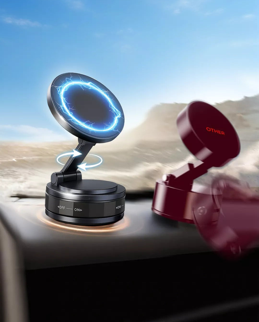 Vacuüm/ Magnetische Telefoonhouder