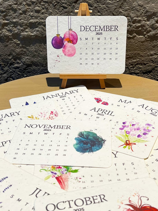 Plantbare Kalender 2025