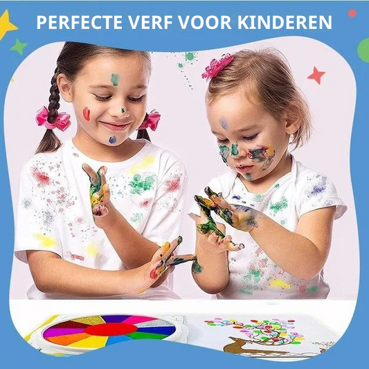 Vingerverf set | Schilderboek inbegrepen