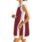 Dames 2-delige Set – Top + Rok & Short met Zakken