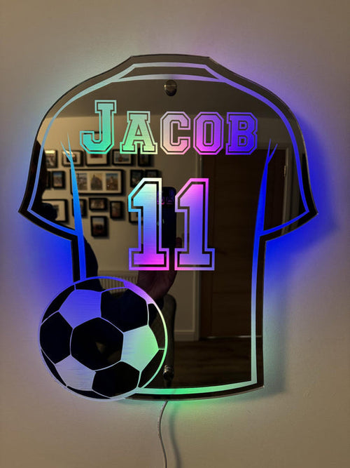 Gepersonaliseerde Voetbalshirt Lamp